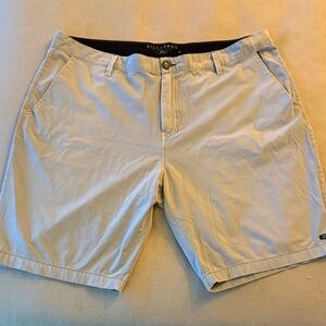 Billabong Men's Light Tan Flat Front Shorts